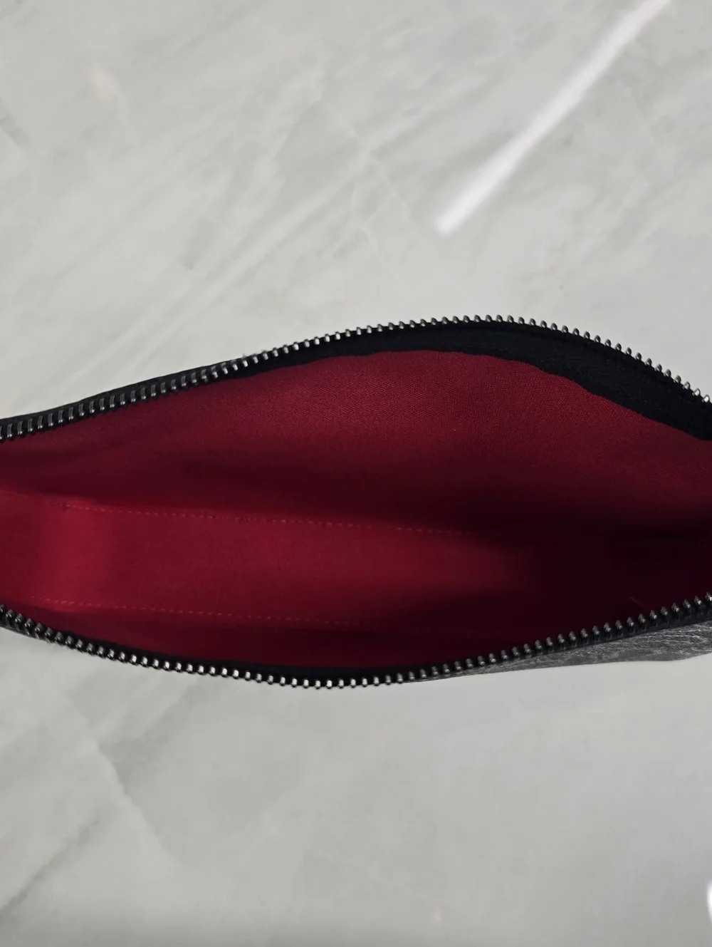 Christian Louboutin Black Embossed Leather Chain Shoulder Bag - Picture 12 of 14